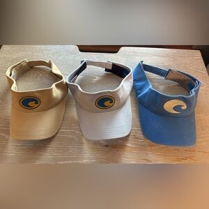Costa Visor Trio - Beige, White, Sky Blue